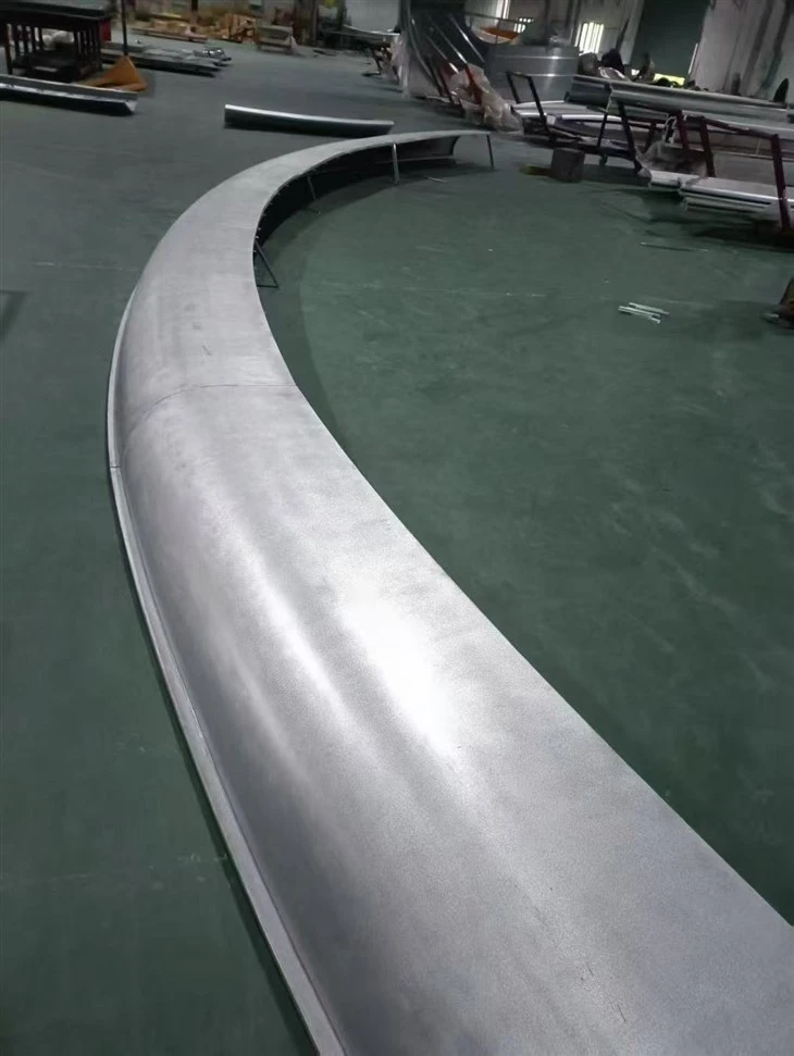 Aluminum Double Courved Column Cover And Ceilings suppliers Aluminum Double Courved Column Cover And Ceilings suppliers