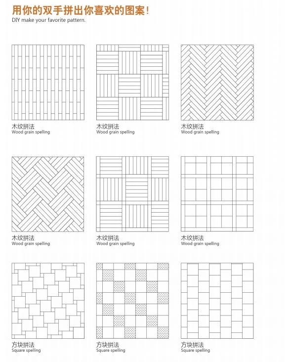 Interlocking Luxury Vinyl Flooring Tile, Wood Floor Plank For Kitchen Bathroom Interlocking Luxury Vinyl Flooring Tile, Wood Floor Plank For Kitchen Bathroom